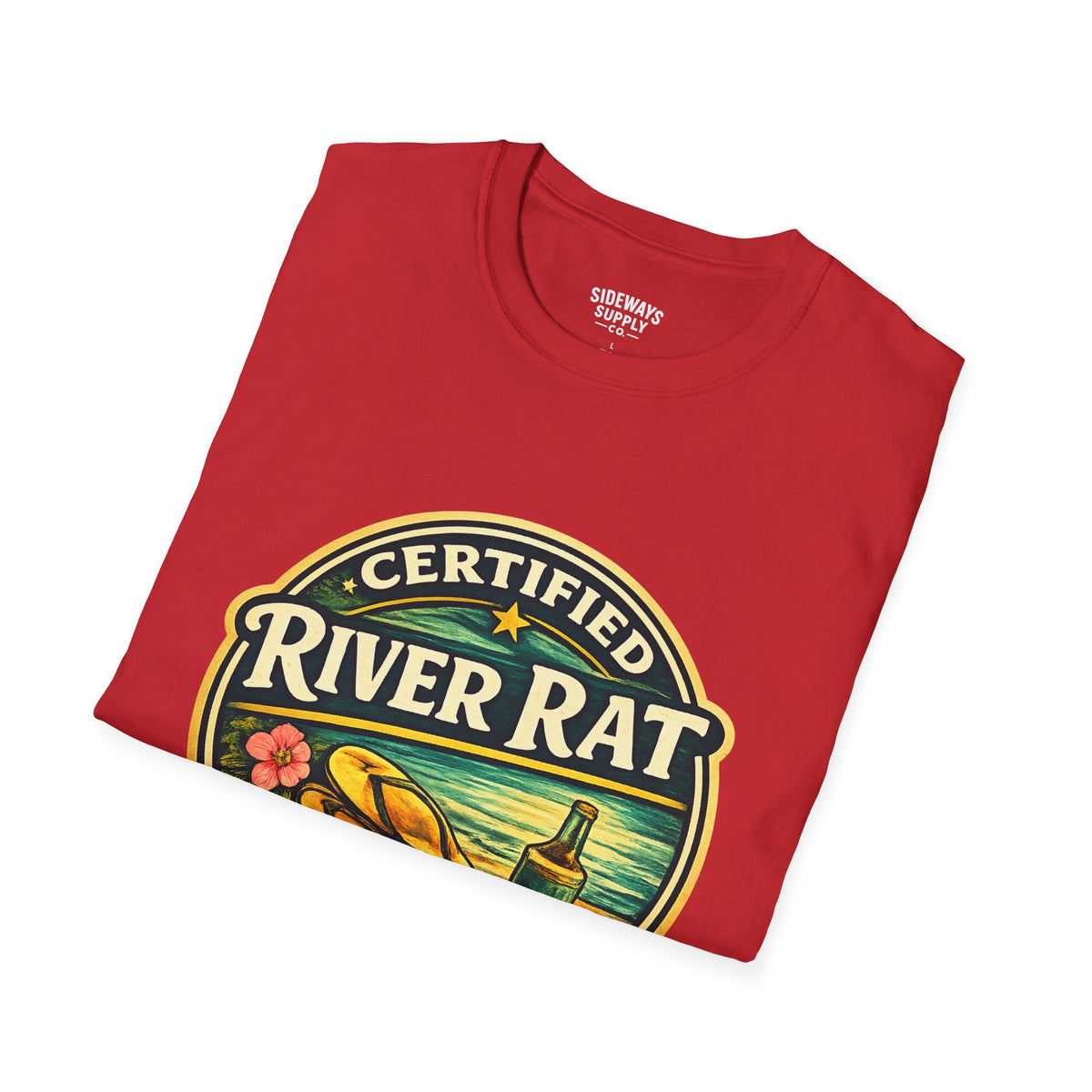 Certified River Rat T-Shirt — Kayak & Fishing Outdoor Tee (McGregor • Marquette)