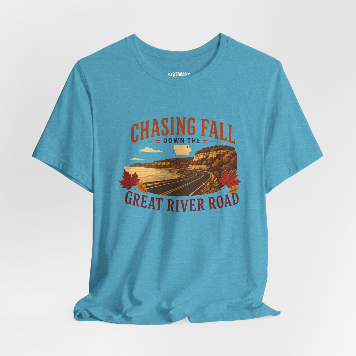 Chasing Fall Great River Road T-Shirt — Autumn Road Trip Tee