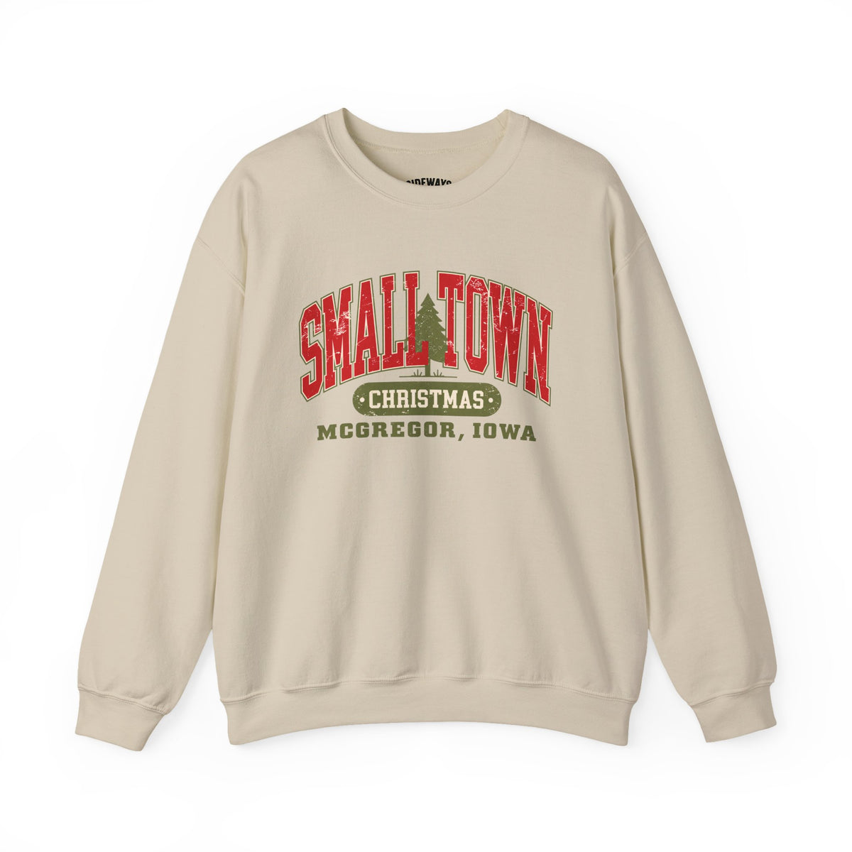 Small Town Christmas Sweatshirt - McGregor, Iowa Holiday Crewneck