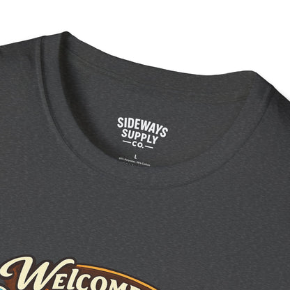 River Time T-Shirt — "Welcome to River Time" Scenic Fishing & Boating Tee