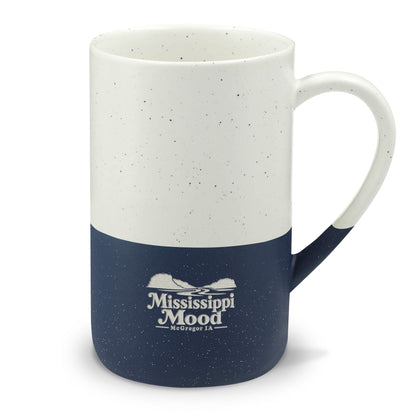 Speckled Ceramic 13oz Mug — Mississippi Mood Engraved Two-Tone Coffee Cup