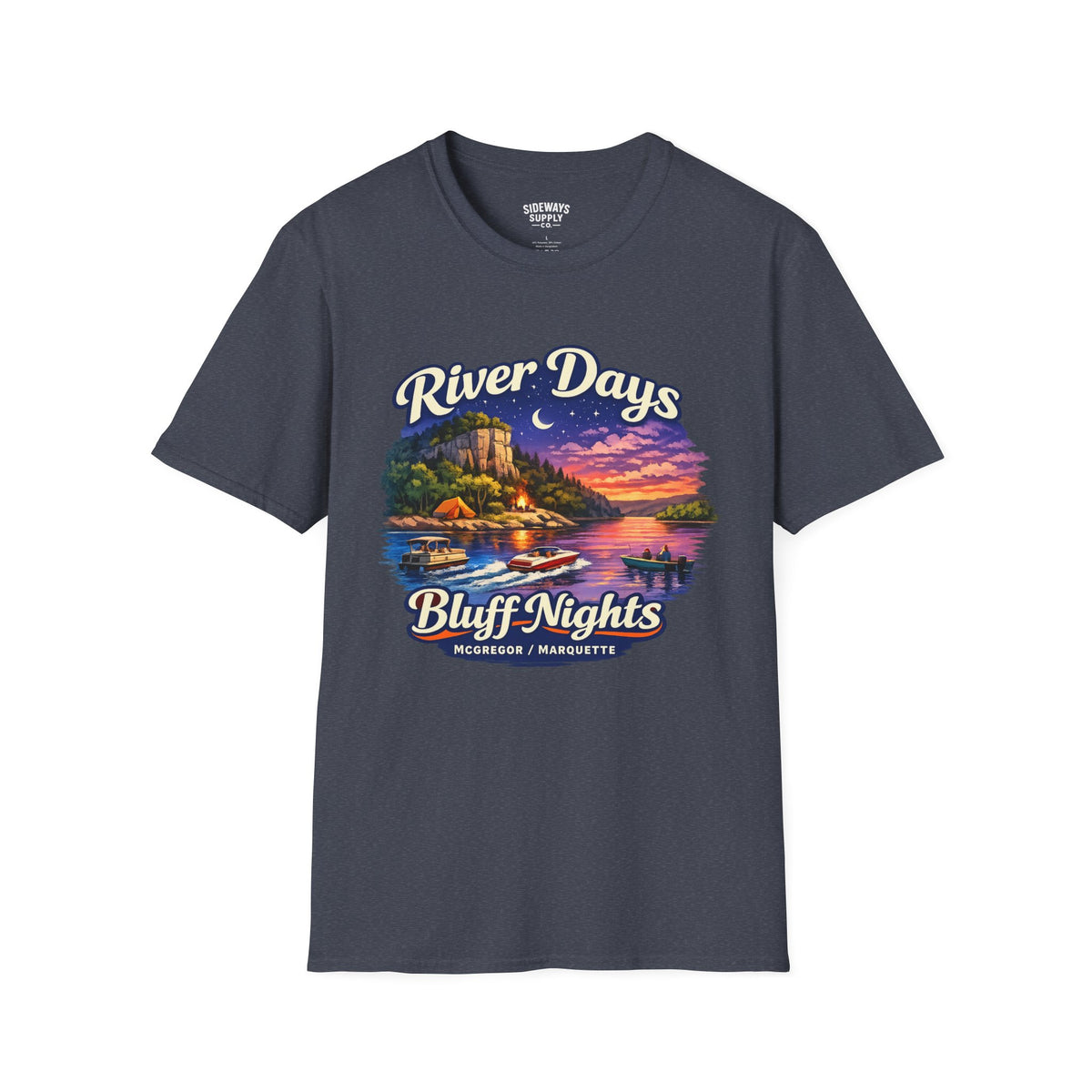 River Days-Bluff Nights T-shirt-UNISEX