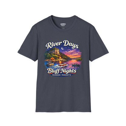 River Days-Bluff Nights T-shirt-UNISEX