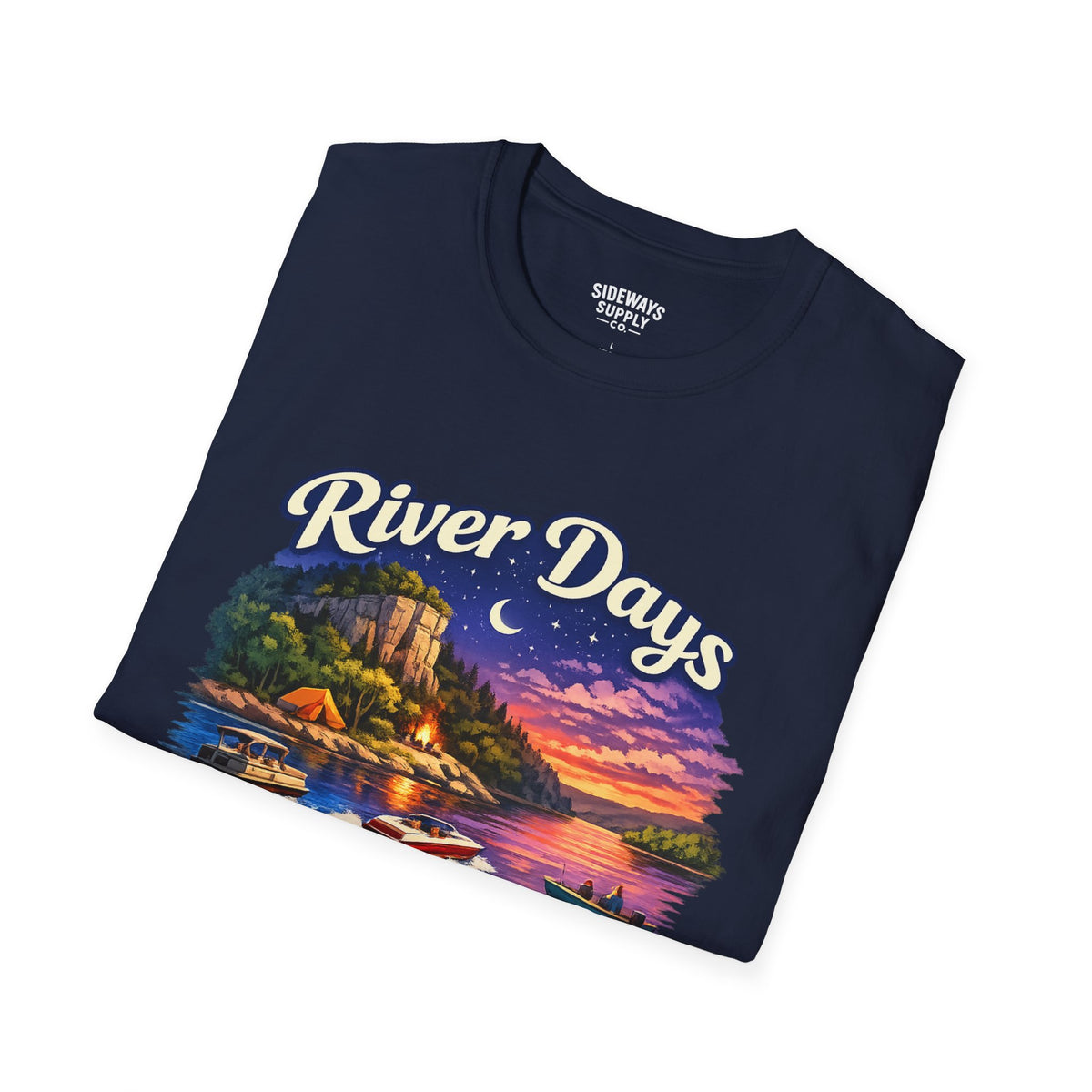 River Days-Bluff Nights T-shirt-UNISEX