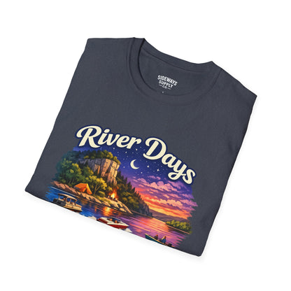 River Days-Bluff Nights T-shirt-UNISEX