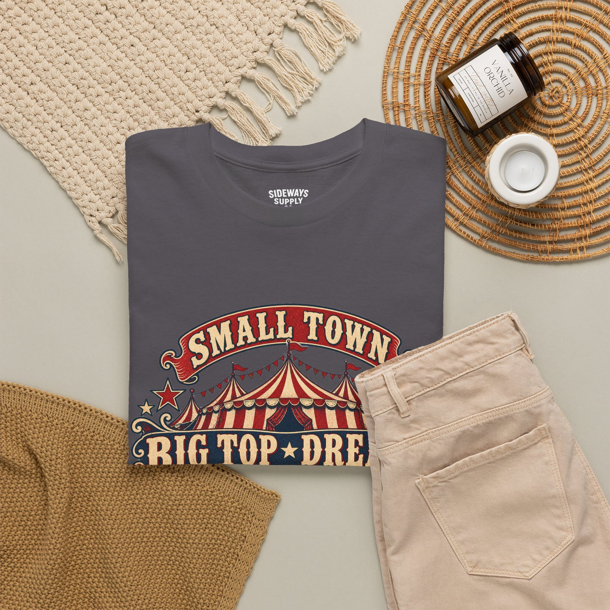 Small Town, Big Top Dreams T‑Shirt — Retro Circus Tee
