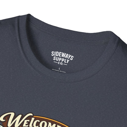 River Time T-Shirt — "Welcome to River Time" Scenic Fishing & Boating Tee