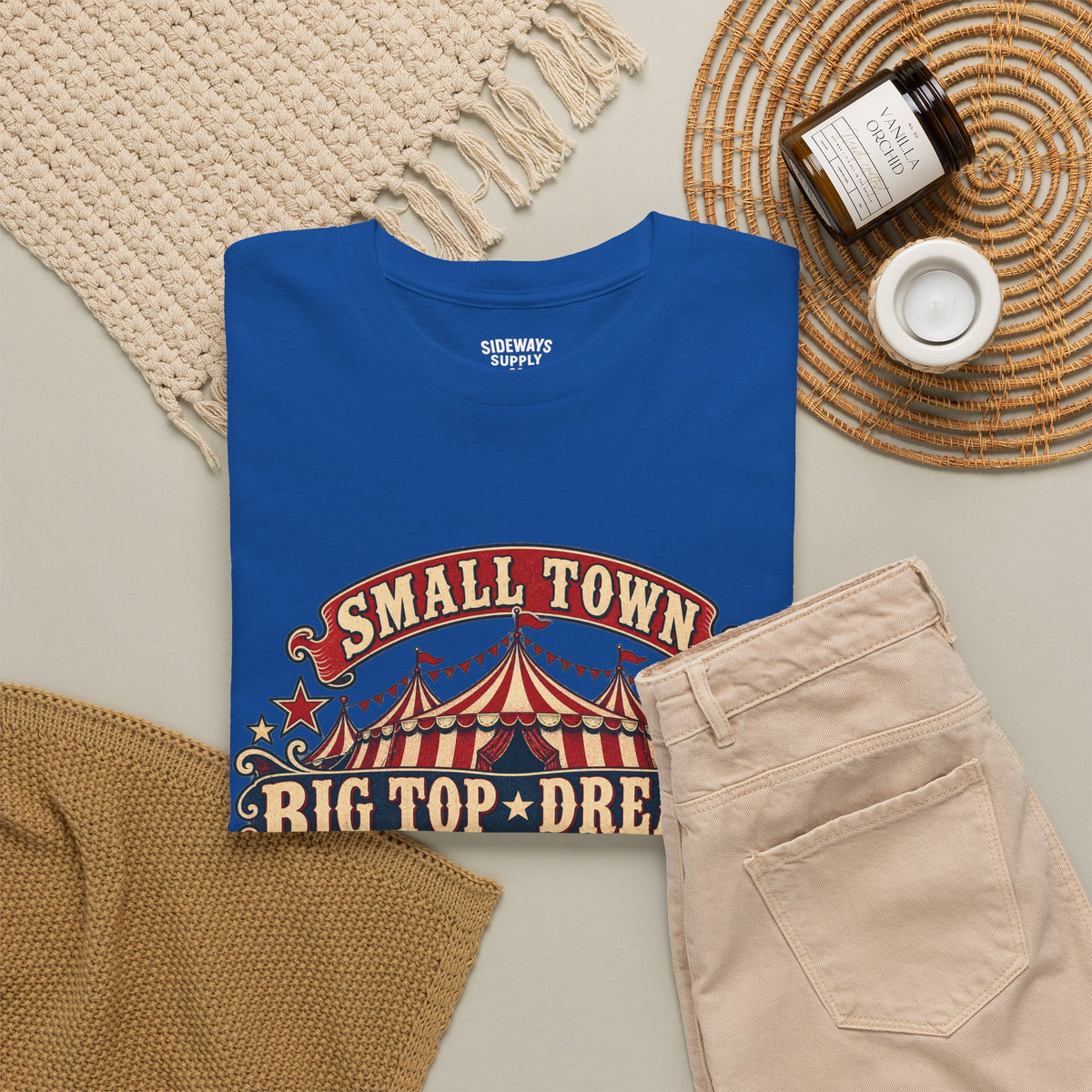 Small Town, Big Top Dreams T‑Shirt — Retro Circus Tee