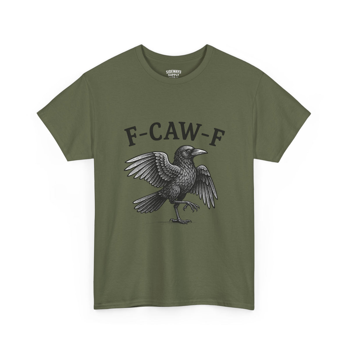 F-CAW-F Crow Graphic Cotton Tee