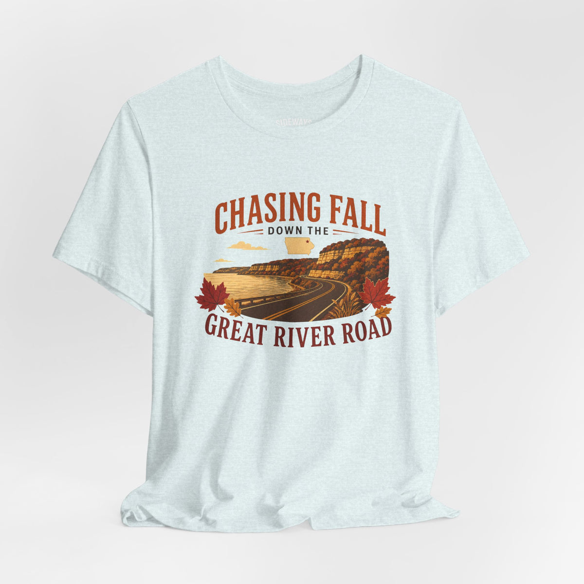 Chasing Fall Great River Road T-Shirt — Autumn Road Trip Tee