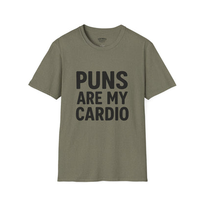 Puns Are My Cardio – T-Shirt
