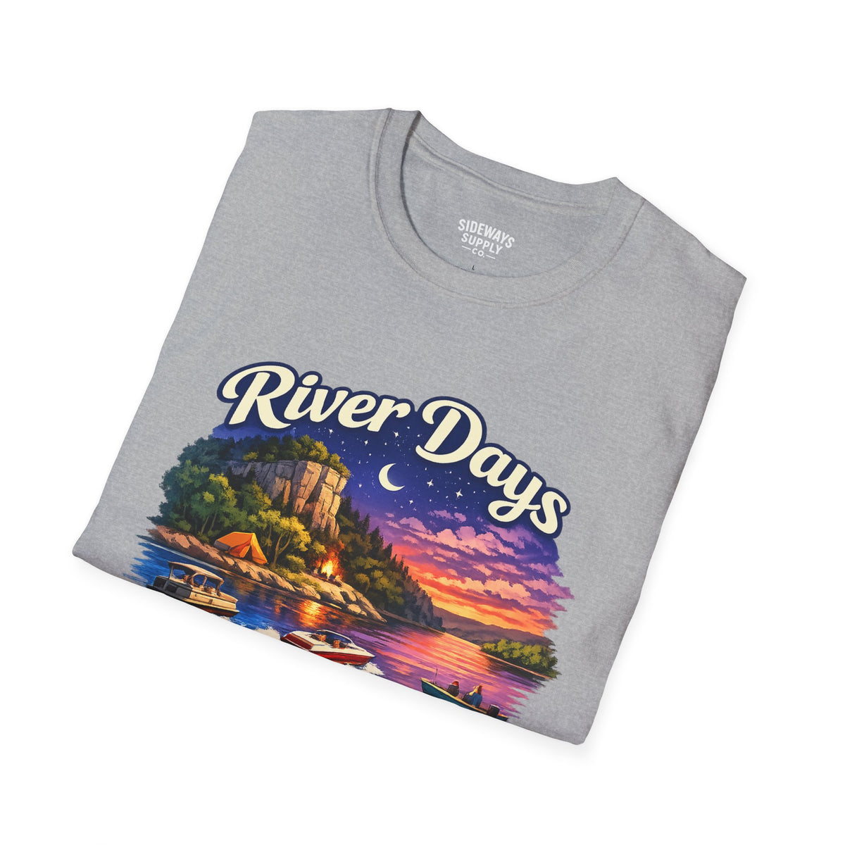 River Days-Bluff Nights T-shirt-UNISEX