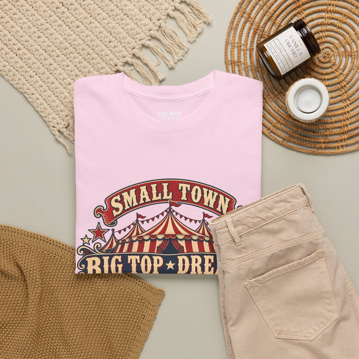 Small Town, Big Top Dreams T‑Shirt — Retro Circus Tee