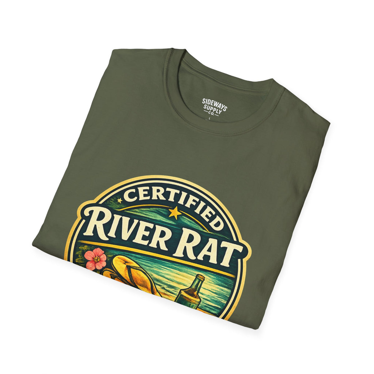 Certified River Rat T-Shirt — Kayak & Fishing Outdoor Tee (McGregor • Marquette)
