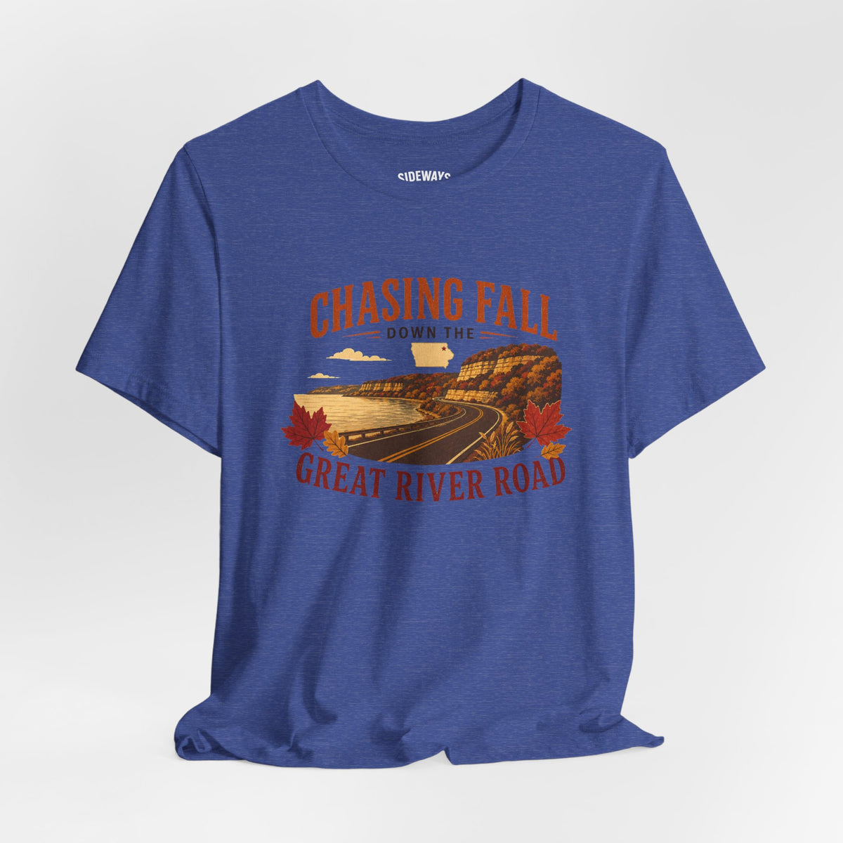 Chasing Fall Great River Road T-Shirt — Autumn Road Trip Tee