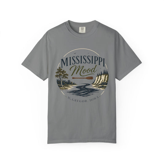 Mississippi Mood T-Shirt — Retro Riverfront Scenic Tee