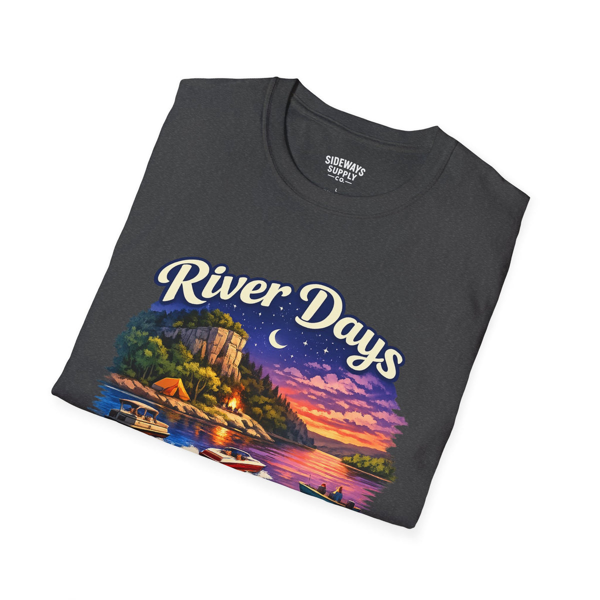 River Days-Bluff Nights T-shirt-UNISEX