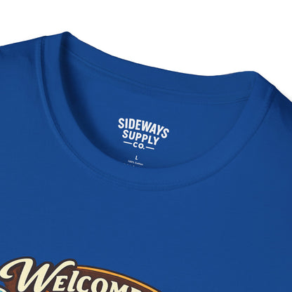 River Time T-Shirt — "Welcome to River Time" Scenic Fishing & Boating Tee