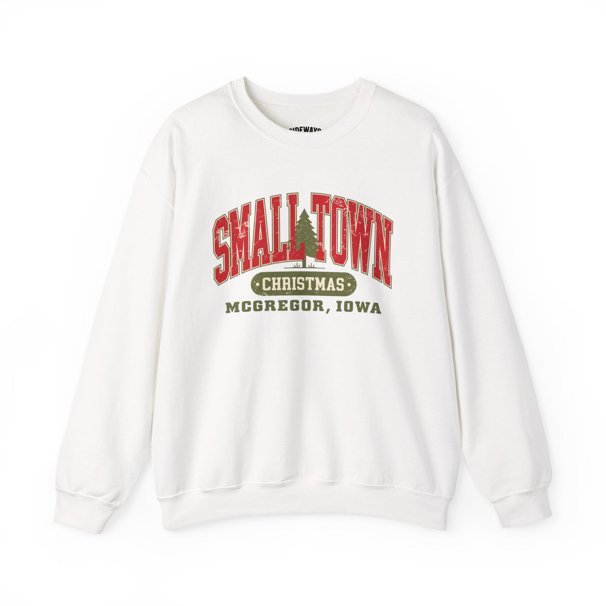 Small Town Christmas Sweatshirt - McGregor, Iowa Holiday Crewneck