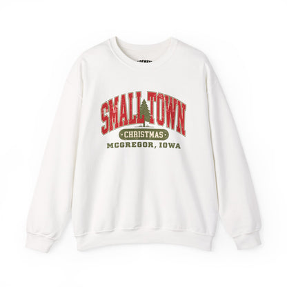 Small Town Christmas Sweatshirt - McGregor, Iowa Holiday Crewneck