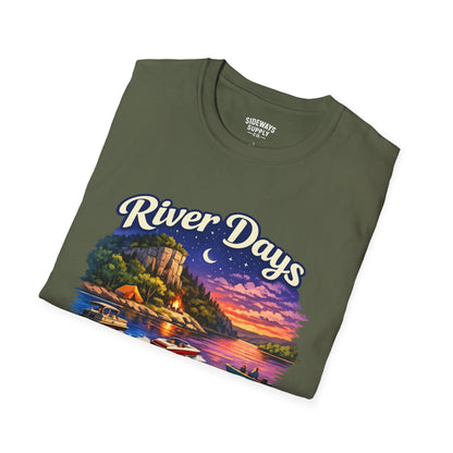 River Days-Bluff Nights T-shirt-UNISEX