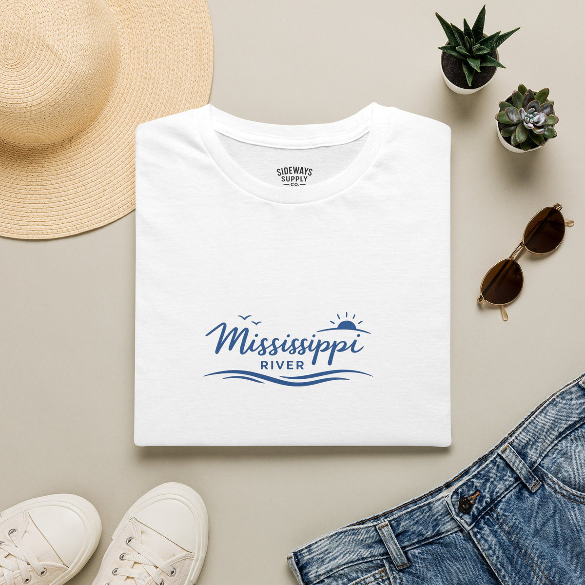 Mississippi River T-Shirt — Scenic River Script Tee