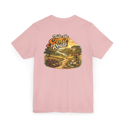 Take the Scenic Route T-Shirt — Vintage Nature Roadtrip Graphic Tee