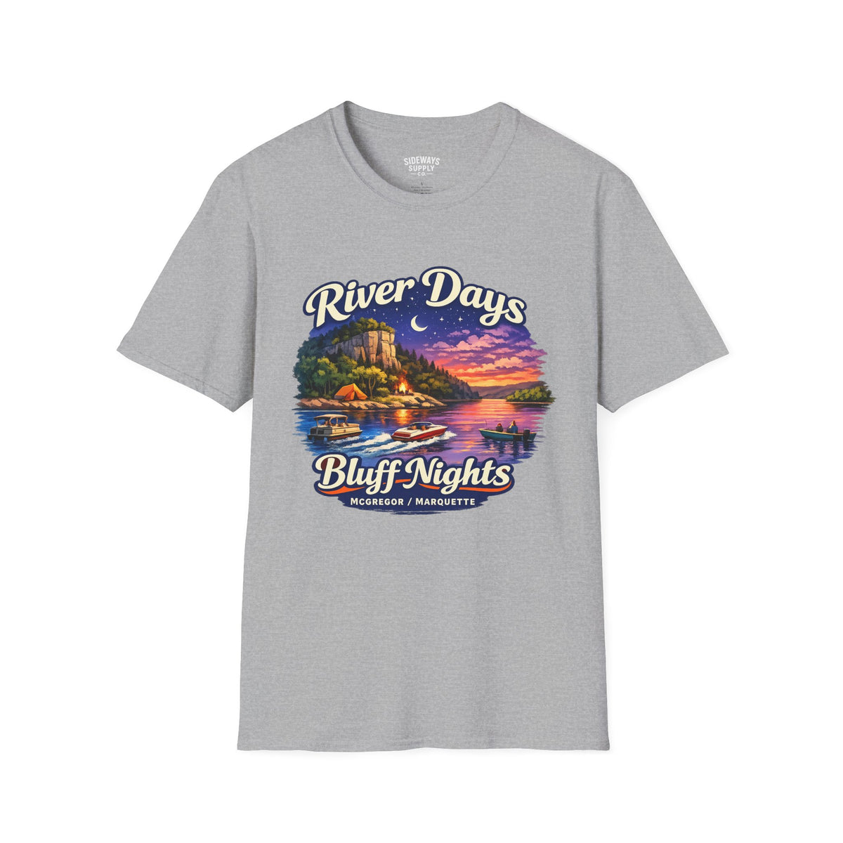 River Days-Bluff Nights T-shirt-UNISEX