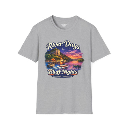 River Days-Bluff Nights T-shirt-UNISEX