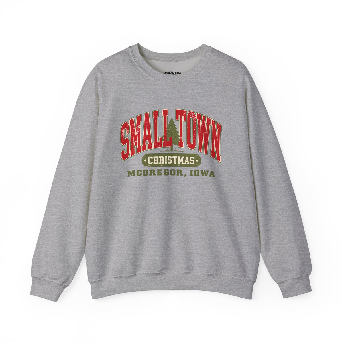 Small Town Christmas Sweatshirt - McGregor, Iowa Holiday Crewneck