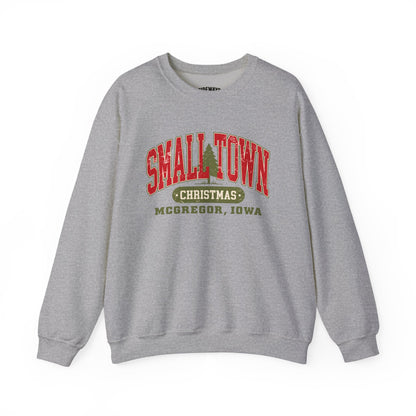 Small Town Christmas Sweatshirt - McGregor, Iowa Holiday Crewneck