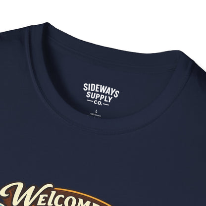 River Time T-Shirt — "Welcome to River Time" Scenic Fishing & Boating Tee