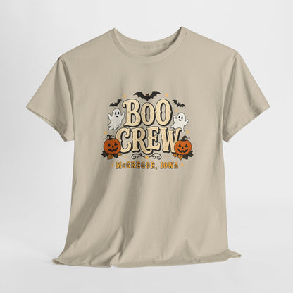 Boo Crew Halloween T-Shirt — Cute Ghosts & Pumpkins Graphic Tee