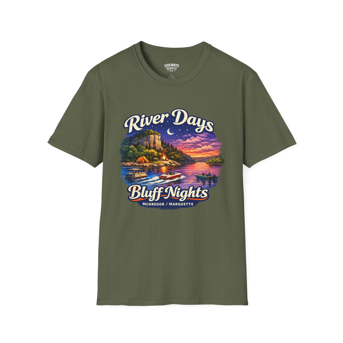 River Days-Bluff Nights T-shirt-UNISEX