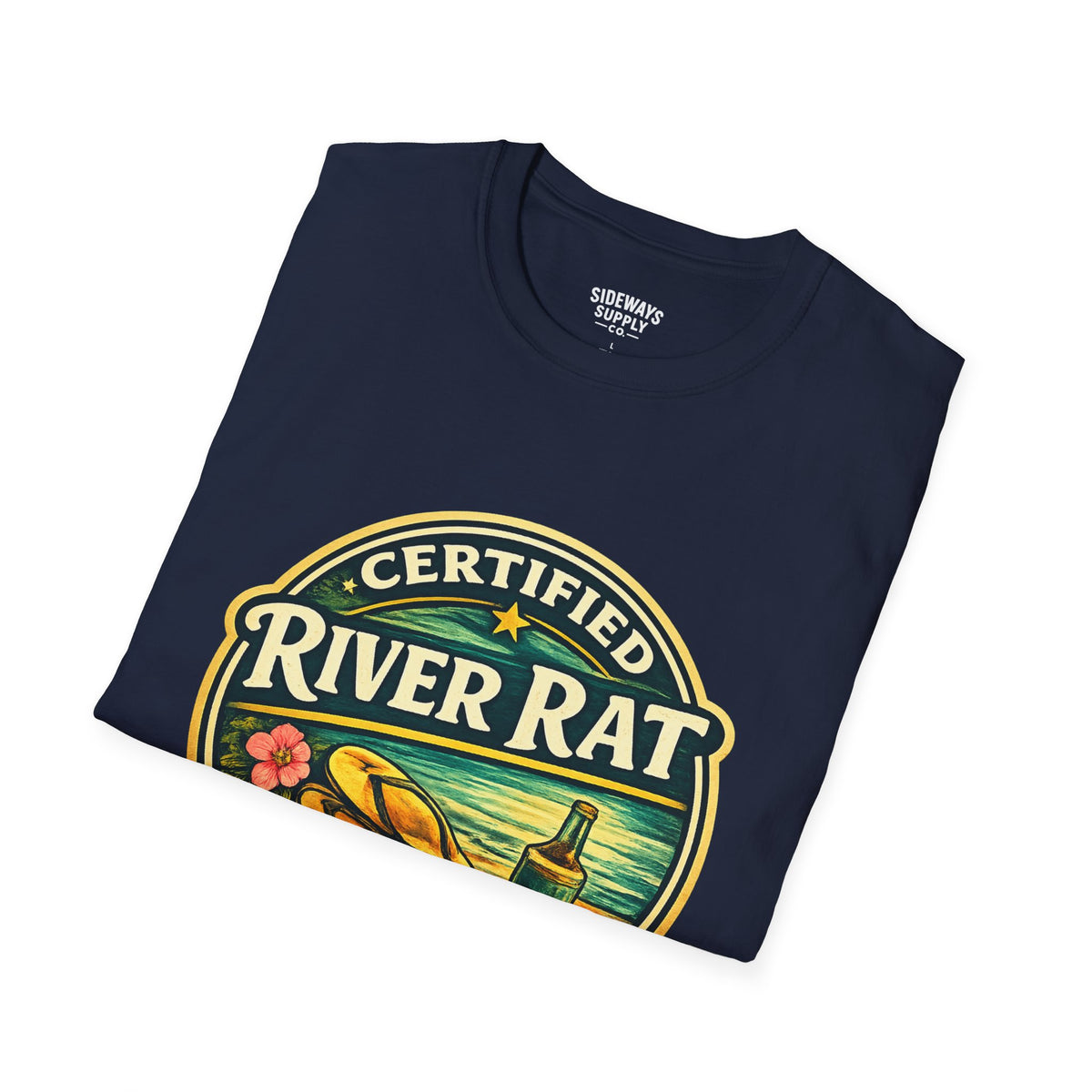 Certified River Rat T-Shirt — Kayak & Fishing Outdoor Tee (McGregor • Marquette)
