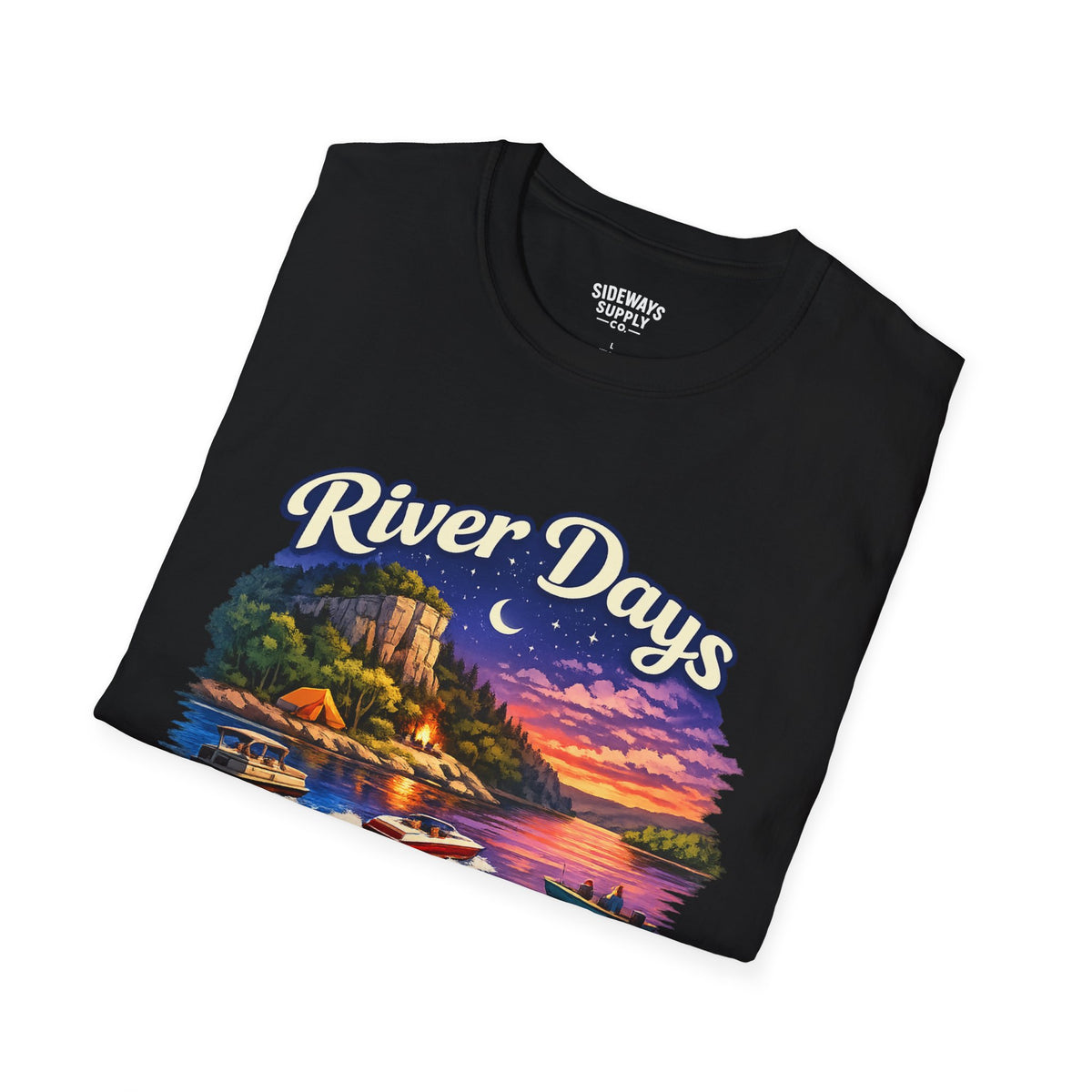 River Days-Bluff Nights T-shirt-UNISEX