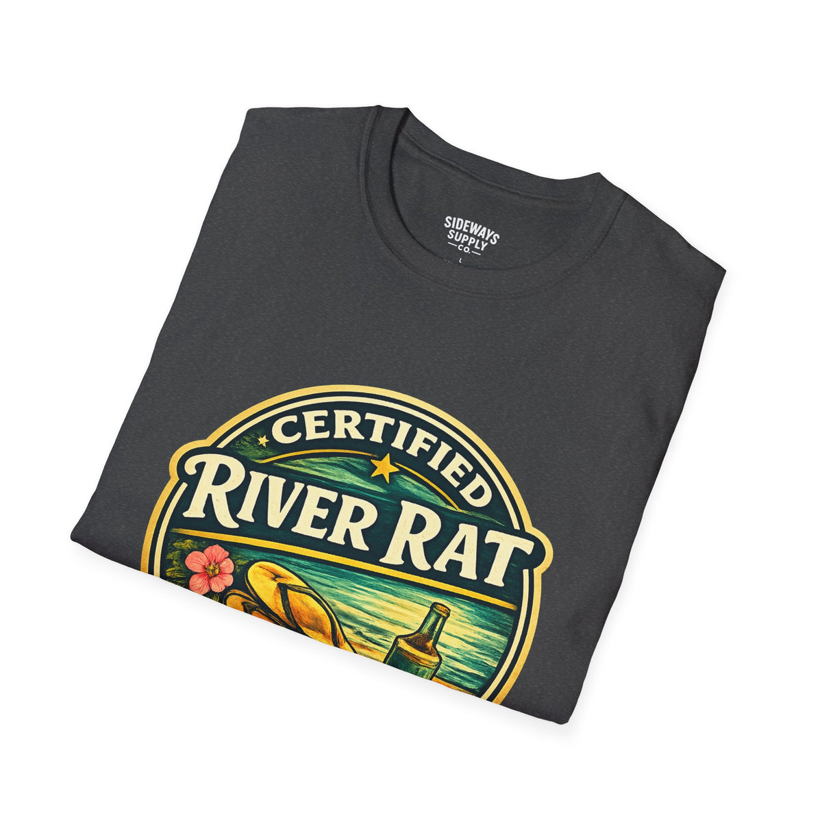 Certified River Rat T-Shirt — Kayak & Fishing Outdoor Tee (McGregor • Marquette)