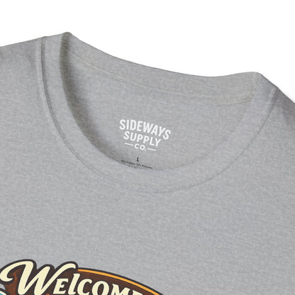 River Time T-Shirt — "Welcome to River Time" Scenic Fishing & Boating Tee