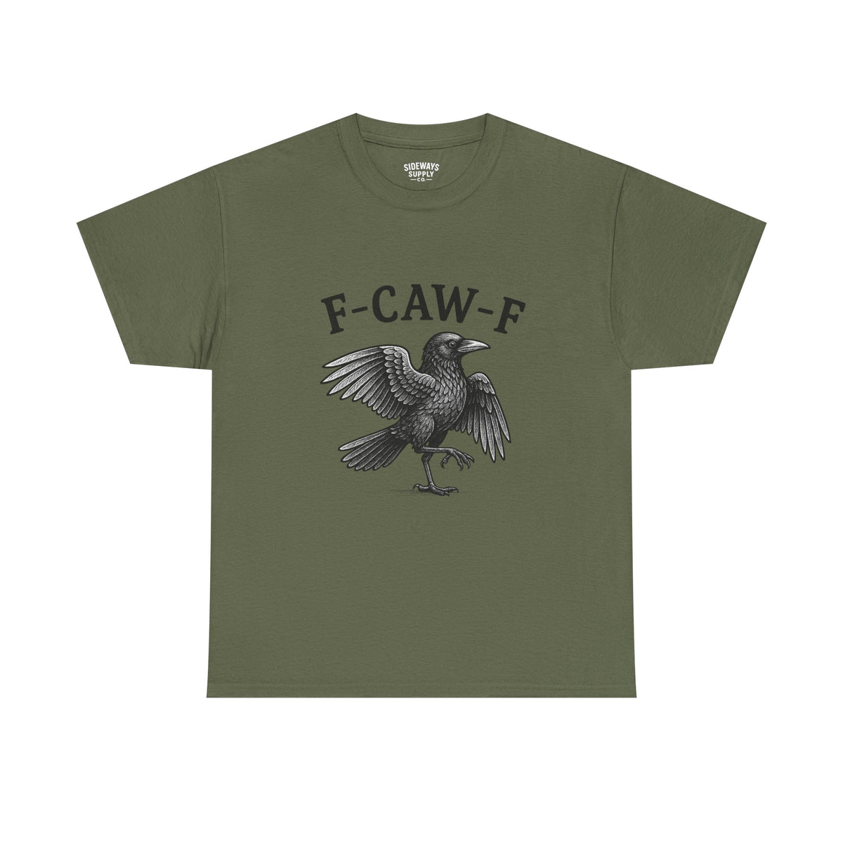 F-CAW-F Crow Graphic Cotton Tee