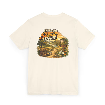 Take the Scenic Route T-Shirt — Vintage Nature Roadtrip Graphic Tee
