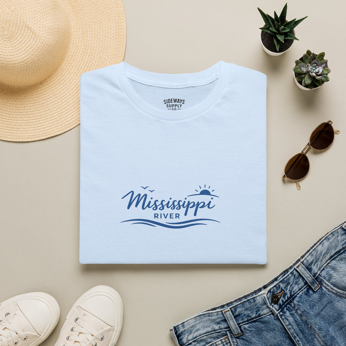 Mississippi River T-Shirt — Scenic River Script Tee