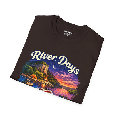 River Days-Bluff Nights T-shirt-UNISEX